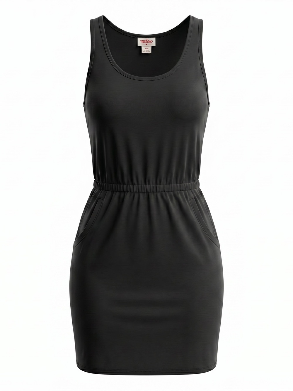 ☀️ Mossimo Supply Co. • Black Sleeveless Midi Tank Dress • Women’s Small